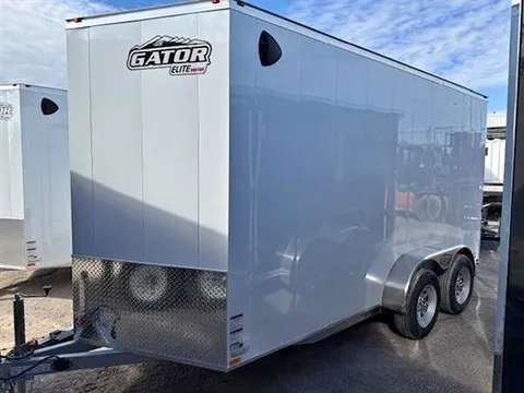 2026 Jensen Gator Elite 7x14-7K Tandem Axle Ramp Door