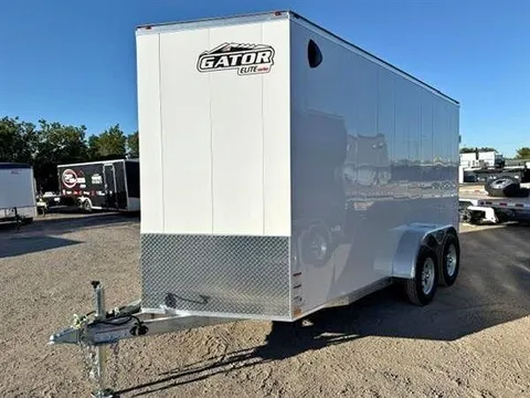 2026 Jensen Gator Elite 7x14-7K Tandem Axle Ramp Door