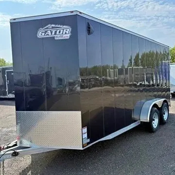 2026 Jensen Gator Elite 7x16-7K Tandem Axle Barn Door