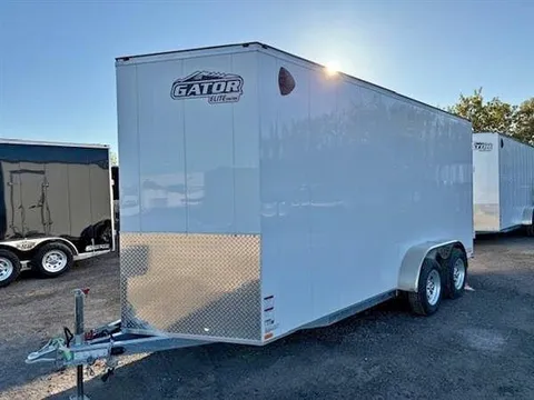 2026 Jensen Gator Elite 7x16-7K Tandem Axle Barn Door