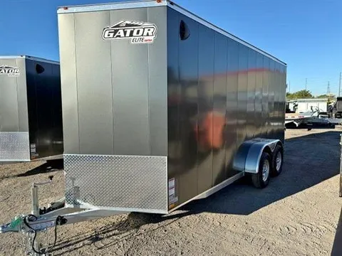 2026 Jensen Gator Elite 7x16-7K Tandem Axle Ramp Door