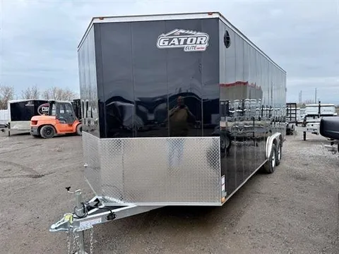 2026 Jensen Gator Elite 8.5x20-10K Tandem Axle Ramp Door