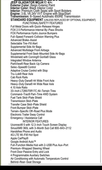 2026 Jeep JT Gladiator - Image 18 of 19