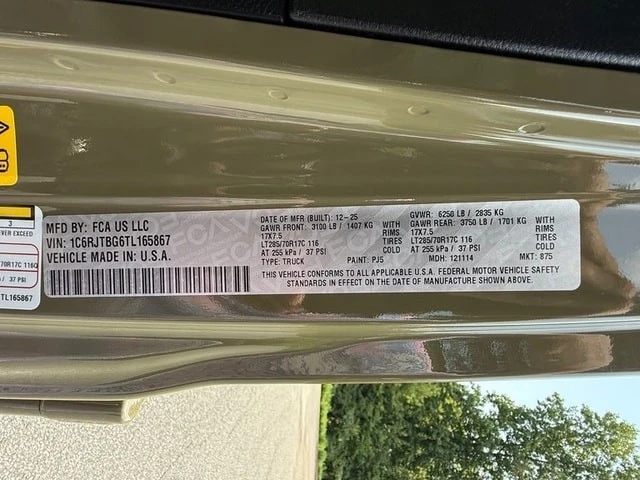 2026 Jeep JT Gladiator - Image 31 of 31