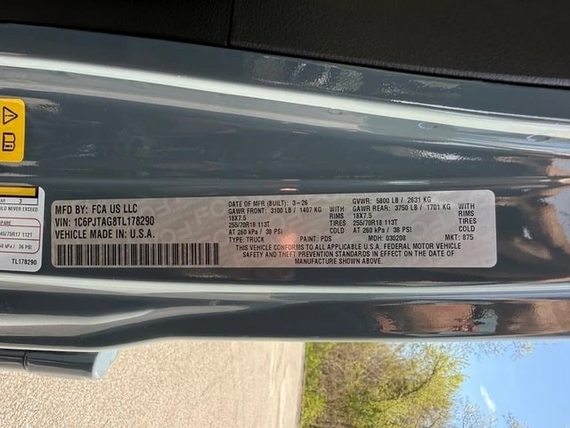 2026 Jeep JT Gladiator - Image 30 of 30