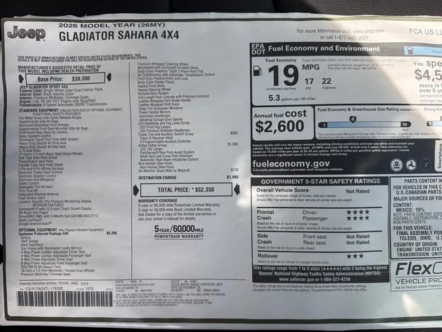 2026 Jeep JT Gladiator - Image 27 of 29