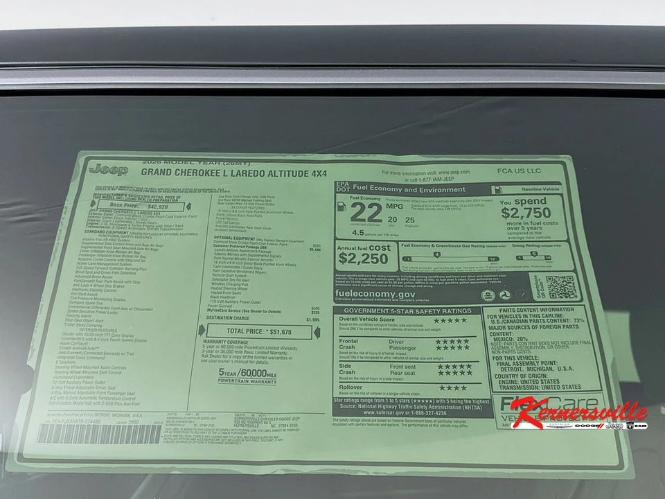 2026 Jeep WL Grand Cherokee - Image 21 of 22