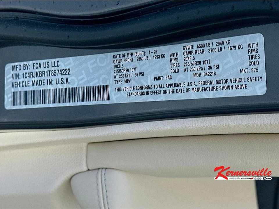 2026 Jeep WL Grand Cherokee - Image 19 of 22