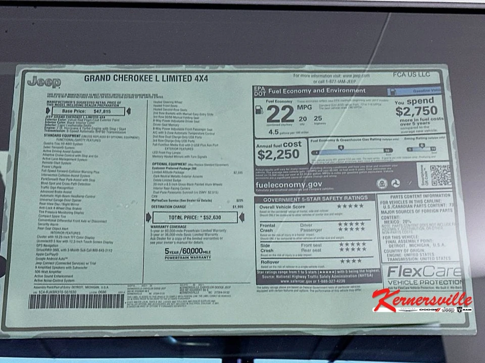 2026 Jeep WL Grand Cherokee - Image 21 of 22