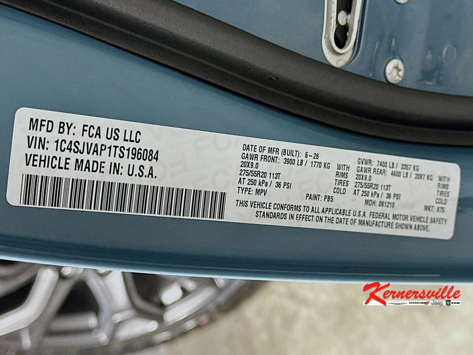 2026 Jeep WS Wagoneer - Image 19 of 22