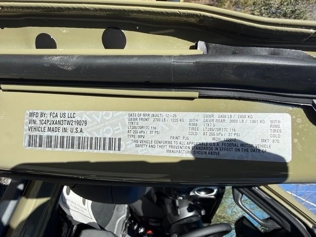 2026 Jeep JL Wrangler - Image 28 of 28