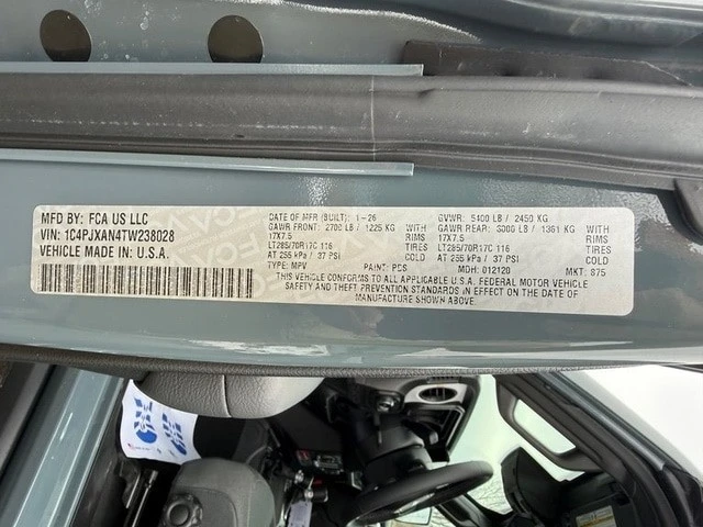 2026 Jeep JL Wrangler - Image 28 of 28