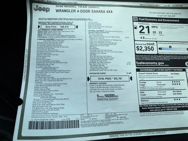 2026 Jeep JL Wrangler - Image 30 of 31
