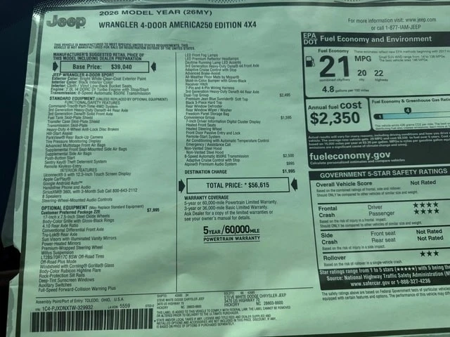 2026 Jeep JL Wrangler - Image 27 of 29
