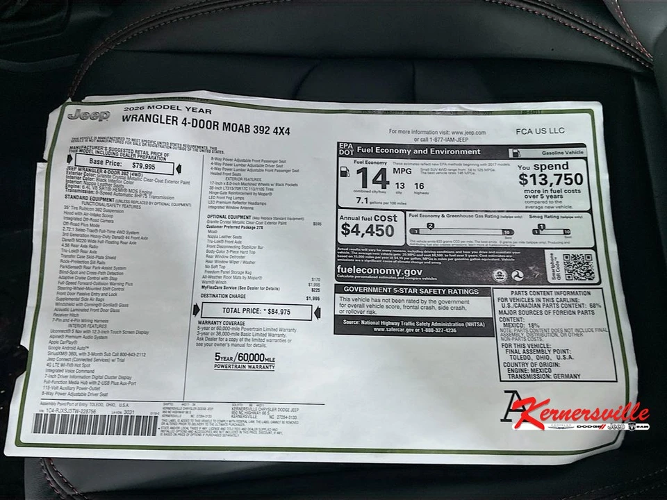 2026 Jeep JL Wrangler - Image 21 of 21