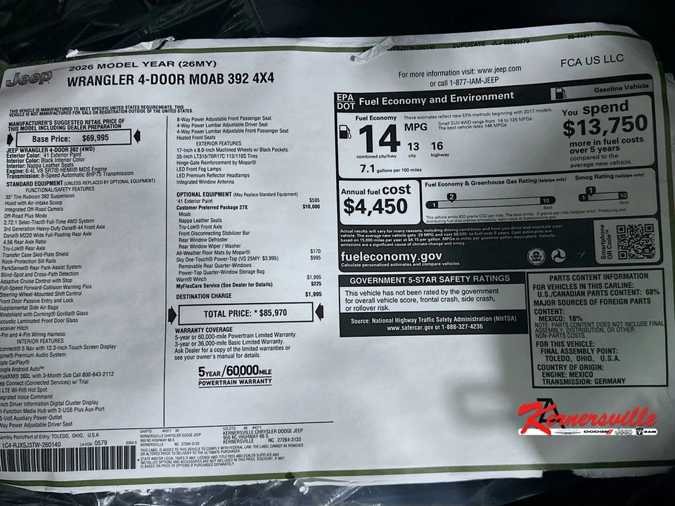 2026 Jeep JL Wrangler - Image 21 of 21