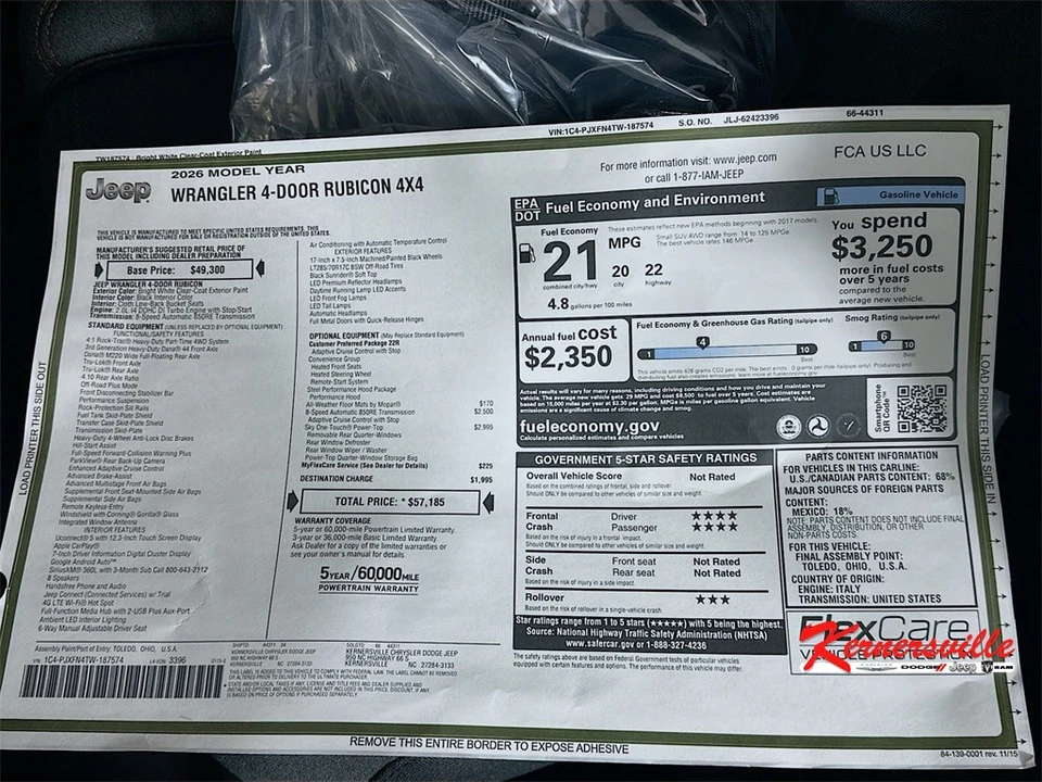 2026 Jeep JL Wrangler - Image 21 of 21