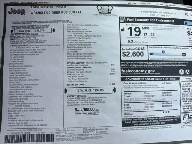 2026 Jeep JL Wrangler - Image 26 of 28