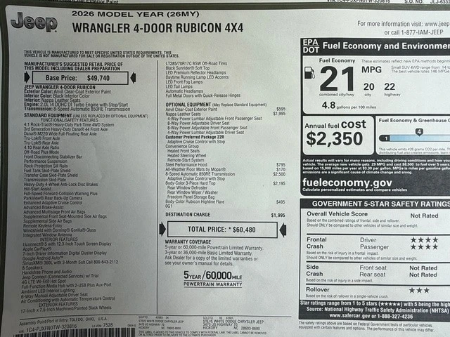 2026 Jeep JL Wrangler - Image 28 of 30