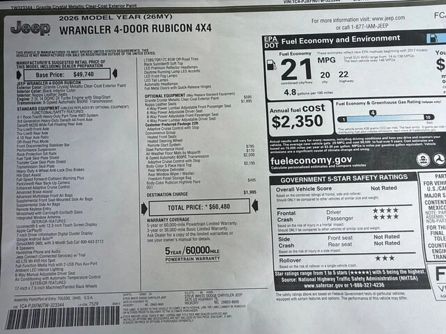 2026 Jeep JL Wrangler - Image 28 of 30