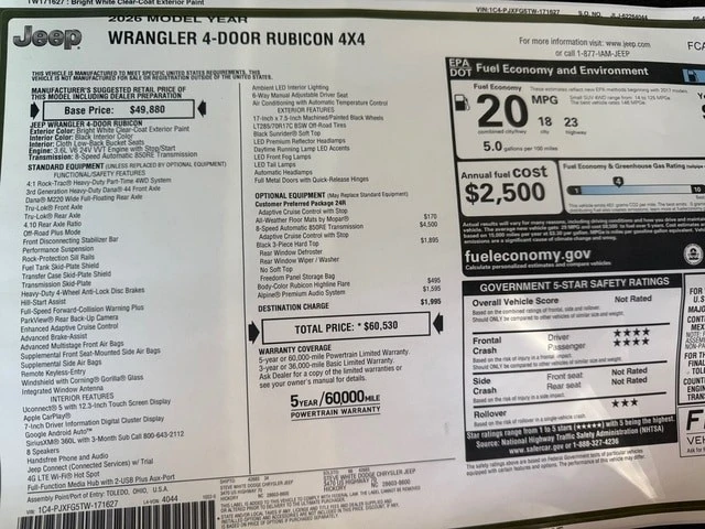 2026 Jeep JL Wrangler - Image 30 of 31