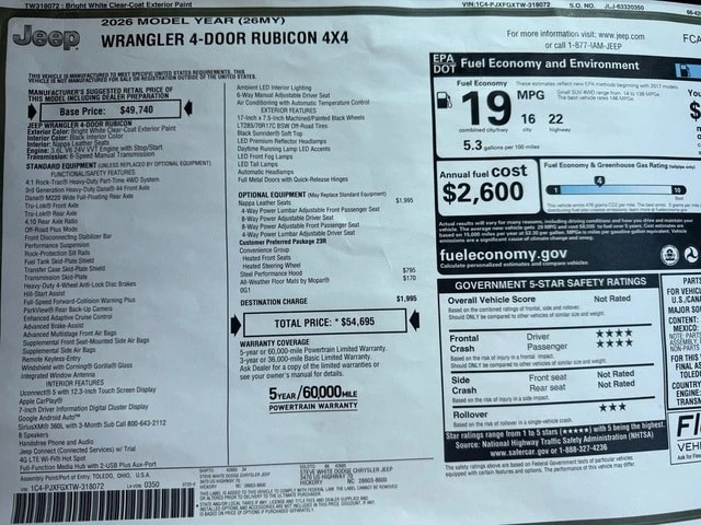 2026 Jeep JL Wrangler - Image 28 of 30