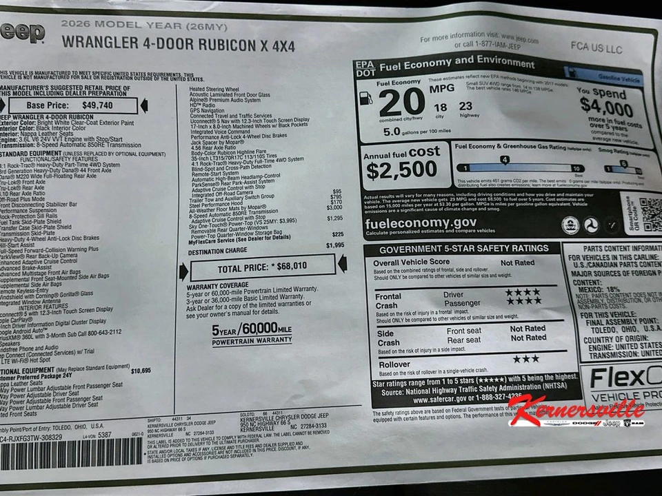 2026 Jeep JL Wrangler - Image 20 of 21