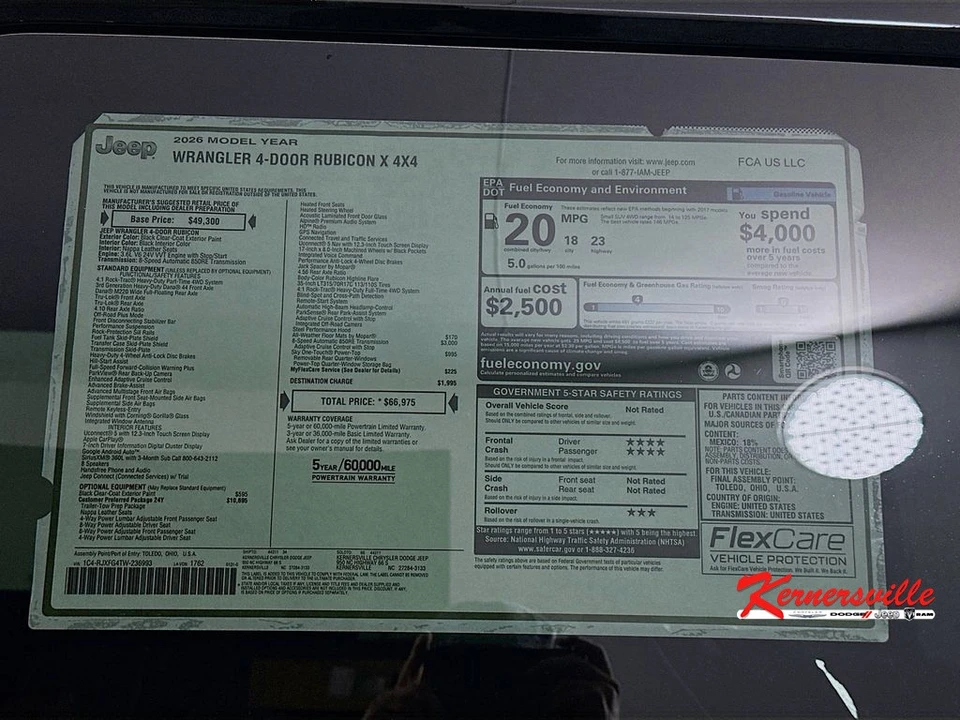 2026 Jeep JL Wrangler - Image 21 of 21