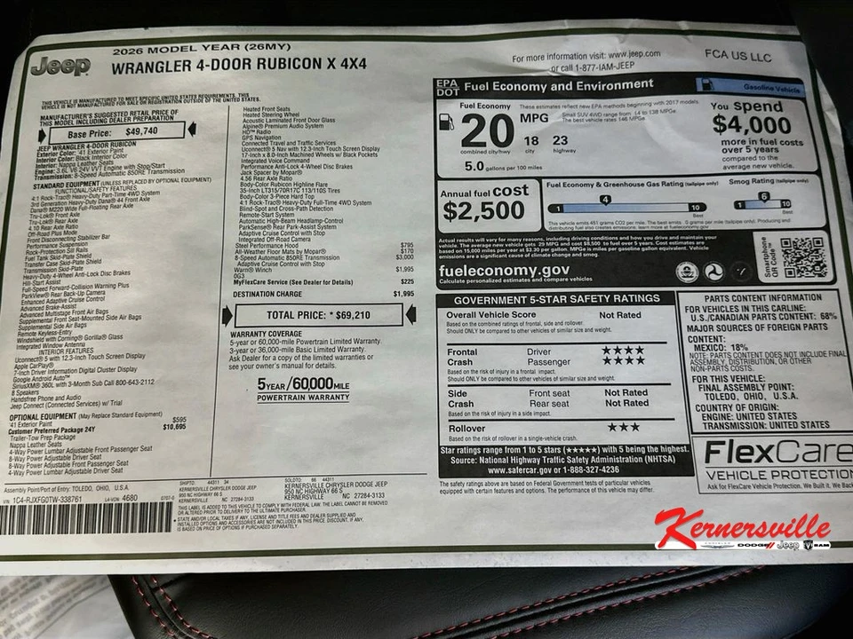 2026 Jeep JL Wrangler - Image 20 of 23
