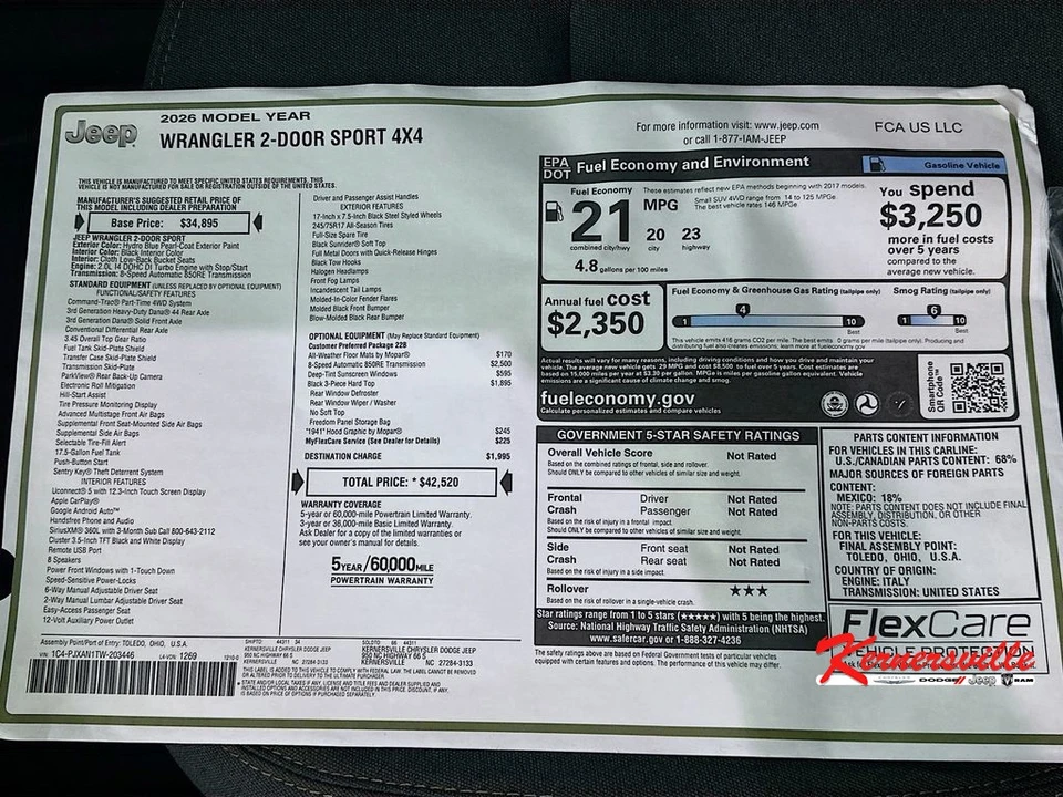 2026 Jeep JL Wrangler - Image 21 of 21
