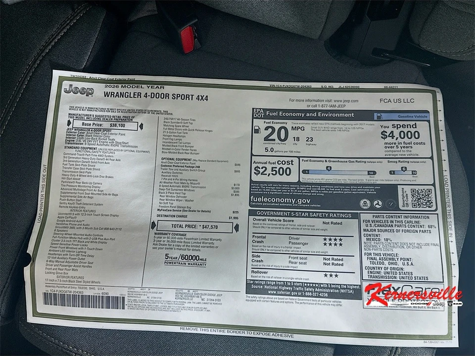 2026 Jeep JL Wrangler - Image 21 of 21