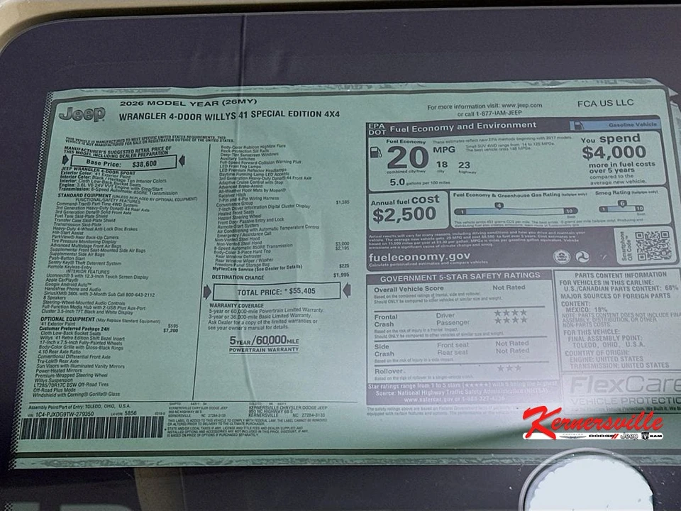 2026 Jeep JL Wrangler - Image 21 of 21