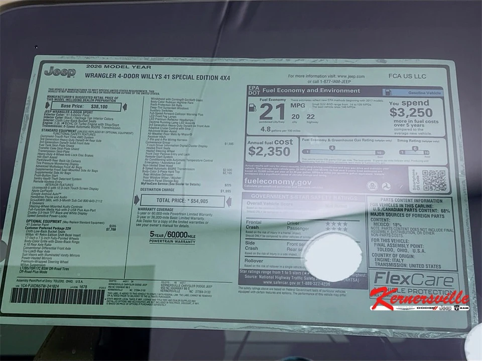 2026 Jeep JL Wrangler - Image 21 of 21