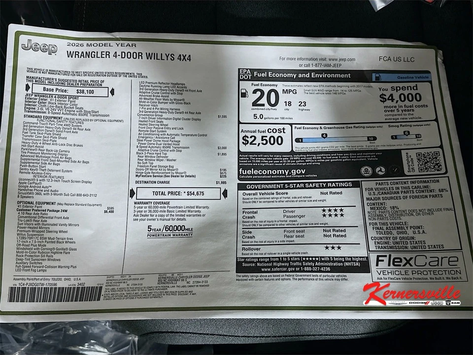 2026 Jeep JL Wrangler - Image 21 of 21