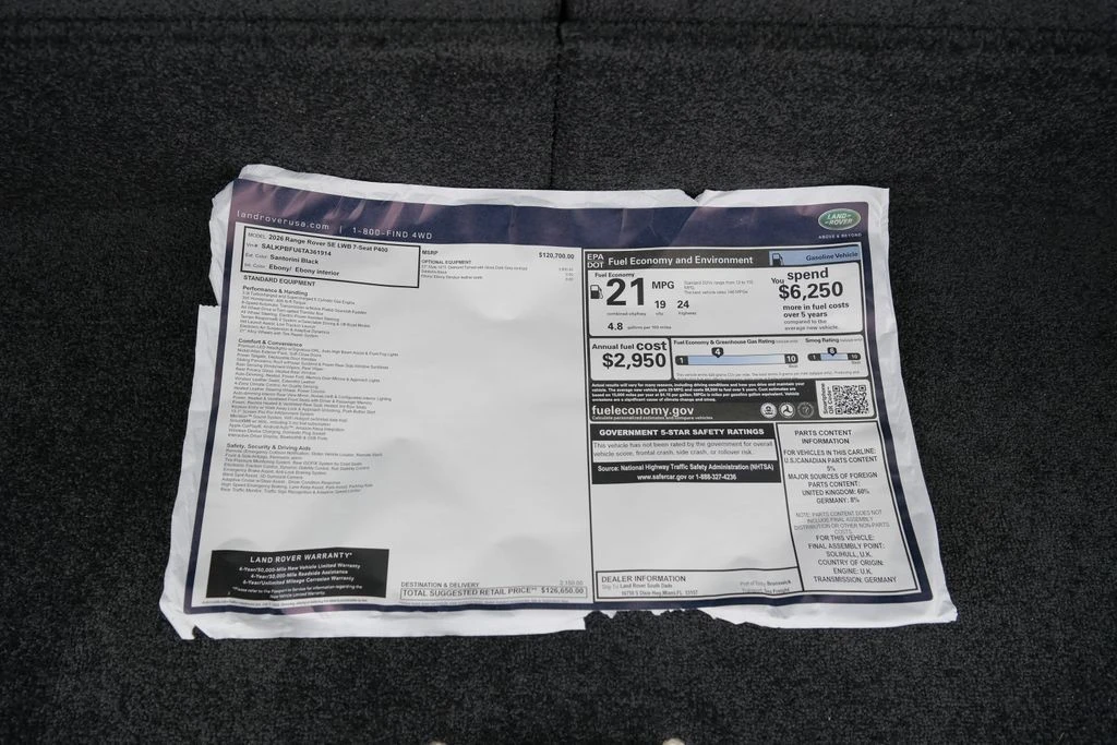 2026 Land Rover Range Rover L460 - Image 17 of 31