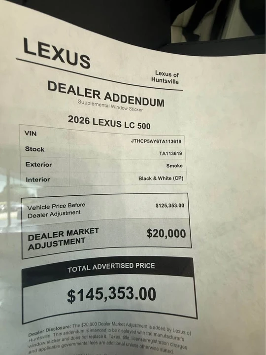 2026 Lexus LS 5th Gen - Image 6 of 7