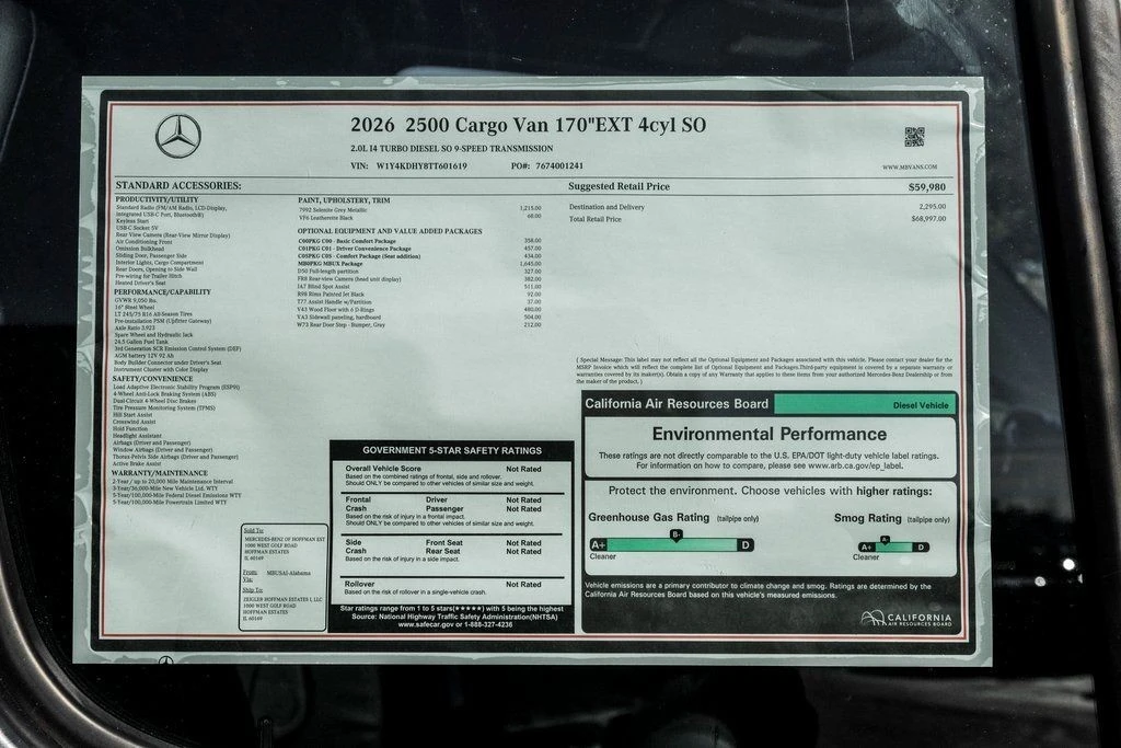 2026 Mercedes-Benz VS30 Sprinter - Image 21 of 21