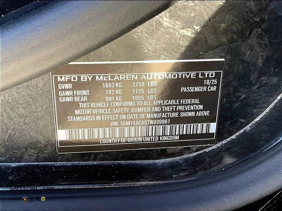 2026 McLaren 750S Coupe - Image 11 of 16
