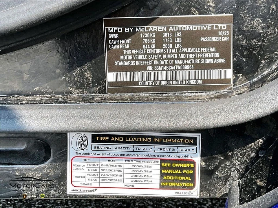 2026 McLaren 750S Spider - Image 24 of 26