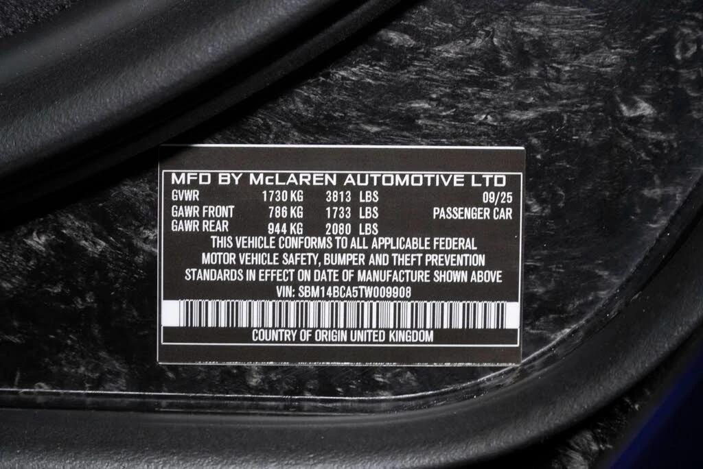2026 McLaren 750S Spider - Image 23 of 31