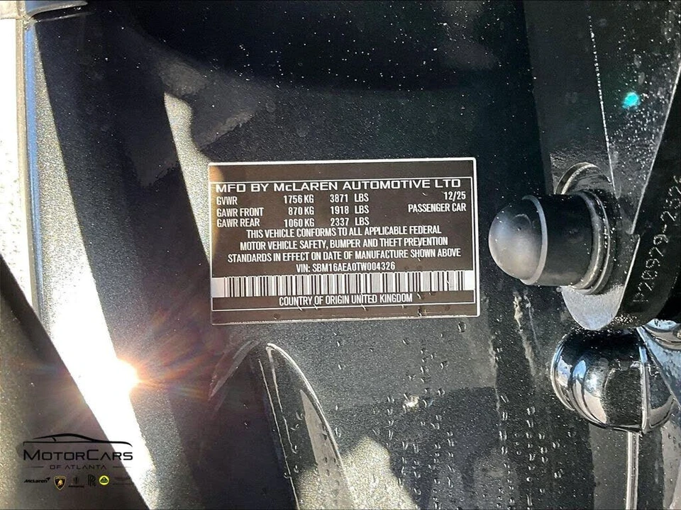 2026 McLaren Artura - Image 11 of 15