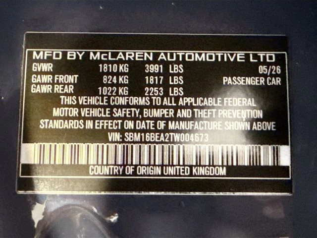 2026 McLaren Artura - Image 28 of 28