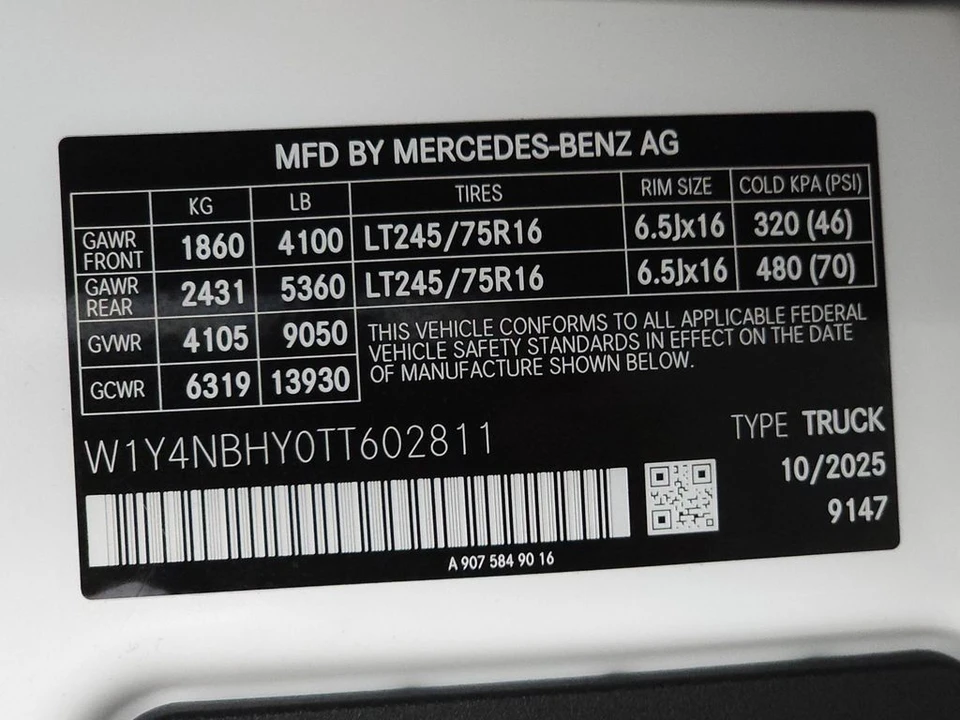 2026 Mercedes-Benz VS30 Sprinter - Image 29 of 30