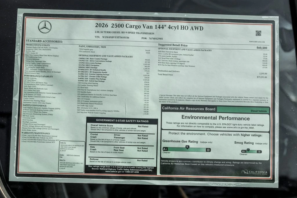 2026 Mercedes-Benz VS30 Sprinter - Image 26 of 31