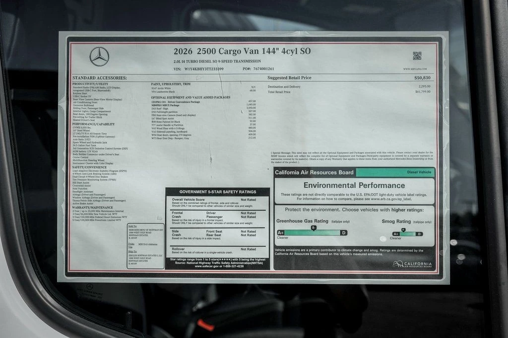 2026 Mercedes-Benz VS30 Sprinter - Image 21 of 21