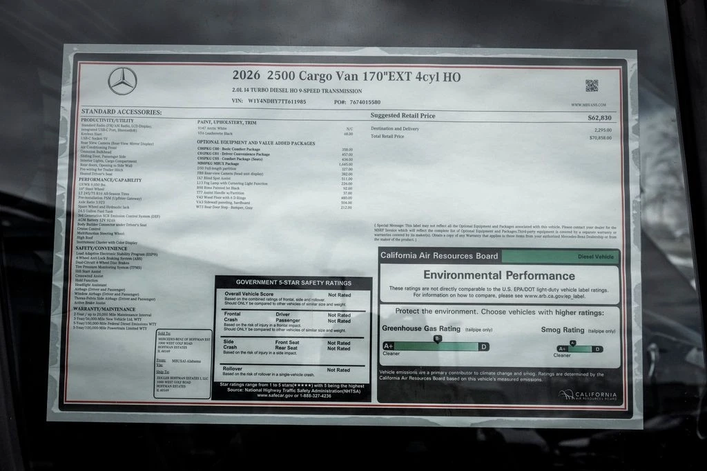 2026 Mercedes-Benz VS30 Sprinter - Image 21 of 21
