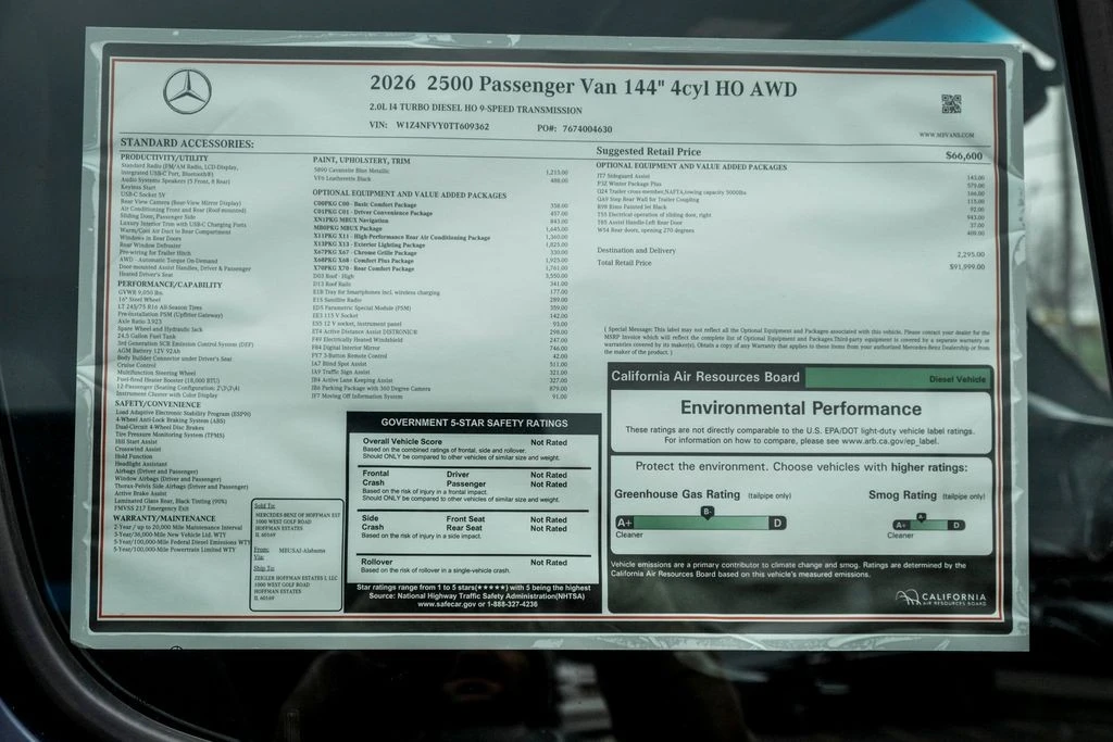 2026 Mercedes-Benz VS30 Sprinter - Image 26 of 31