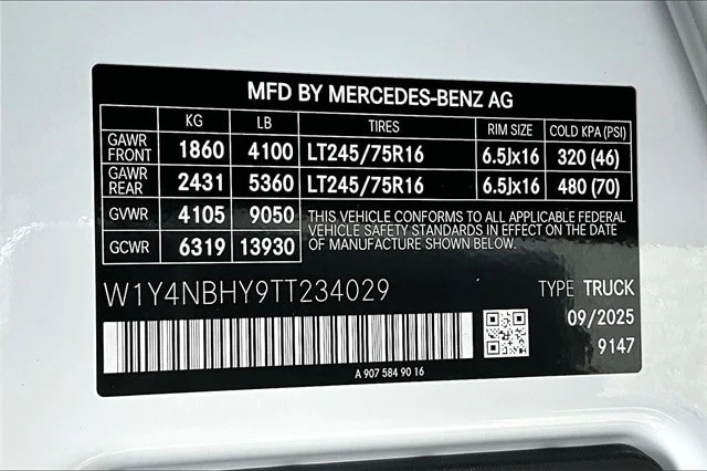 2026 Mercedes-Benz VS30 Sprinter - Image 16 of 18