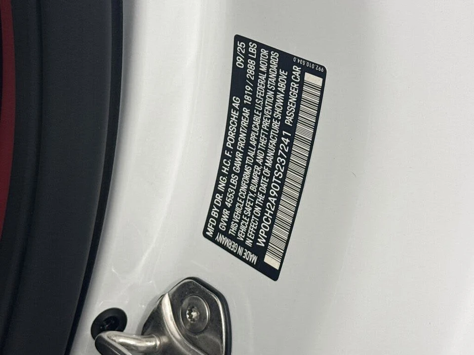 2026 Porsche 992 Carrera 4S - Image 31 of 31