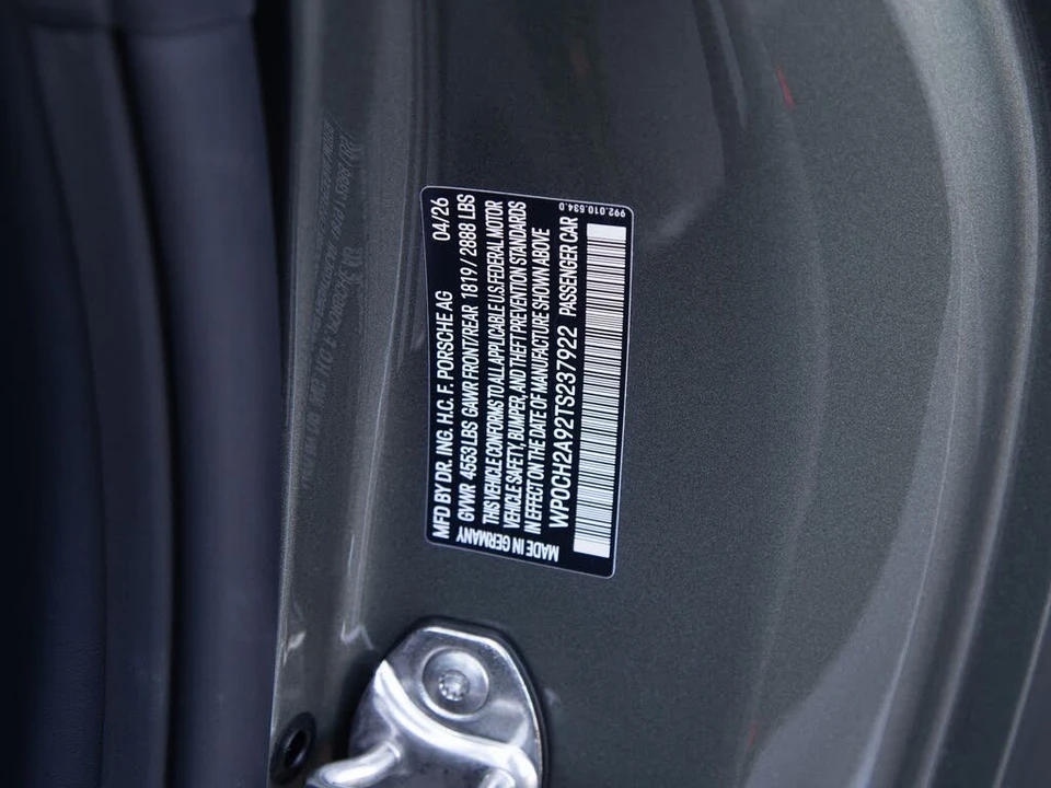 2026 Porsche 992 Carrera 4S - Image 29 of 29